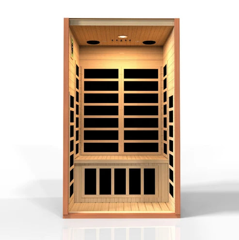 Dynamic "Avila" 1-2 Person Ultra Low EMF FAR IR Sauna *SHIPS FREE*