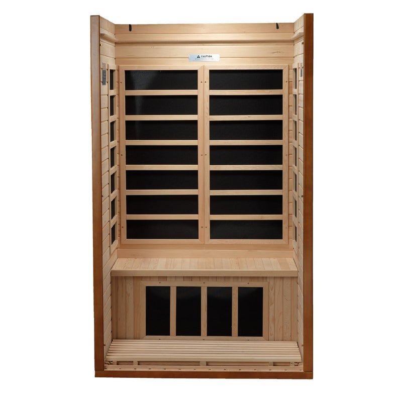 Dynamic "Barcelona" 1-2 Person Low EMF Far IR Sauna  *SHIPS FREE*