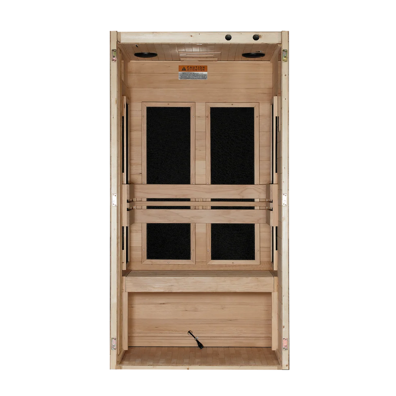 ***New 2026 Model*** Dynamic "Veneto" 1-2 Person Low EMF FAR IR Sauna *SHIPS FREE*