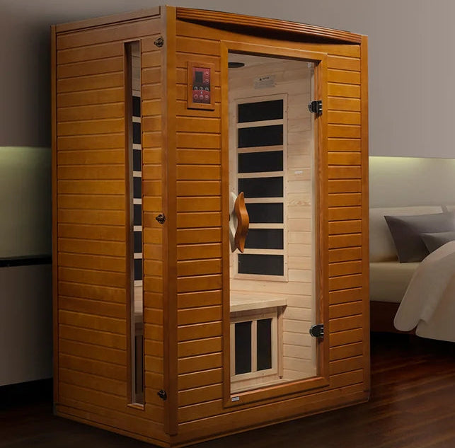 Dynamic "Versailles" 2 Person Low EMF Far IR Sauna *SHIPS FREE*