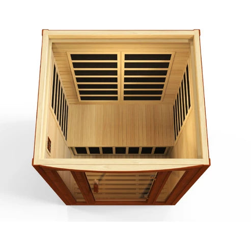 Dynamic "San Marino Elite" 2 Person Ultra Low EMF Far IR Sauna *SHIPS FREE*