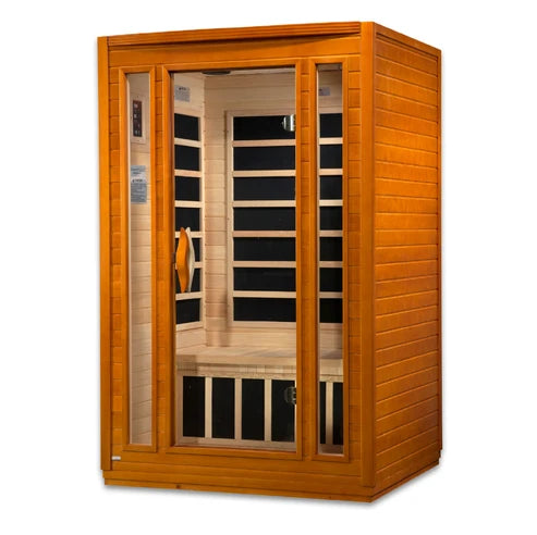 Dynamic "San Marino Elite" 2 Person Ultra Low EMF Far IR Sauna *SHIPS FREE*