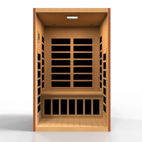 Dynamic "Santiago" 2 Person Ultra Low EMF FAR IR Sauna *SHIPS FREE*