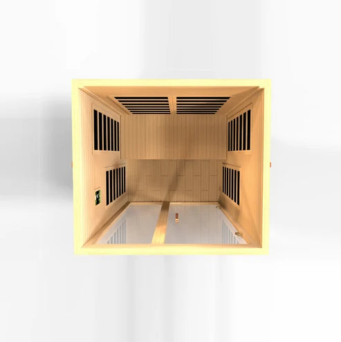 Dynamic "Santiago" 2 Person Ultra Low EMF FAR IR Sauna *SHIPS FREE*