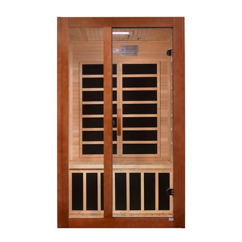 Dynamic "Santiago" 2 Person Ultra Low EMF FAR IR Sauna *SHIPS FREE*