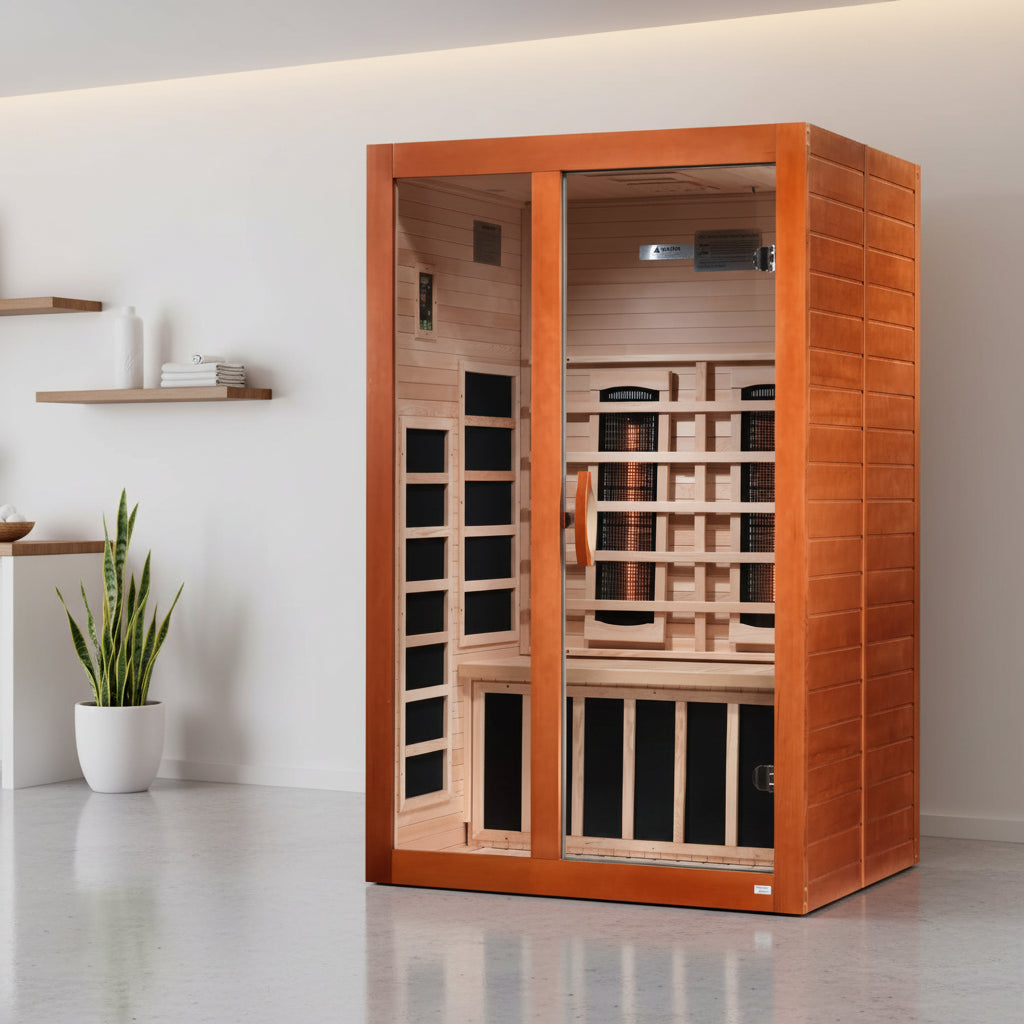 Dynamic "Santiago" 2 Person Full Spectrum IR Sauna *SHIPS FREE*