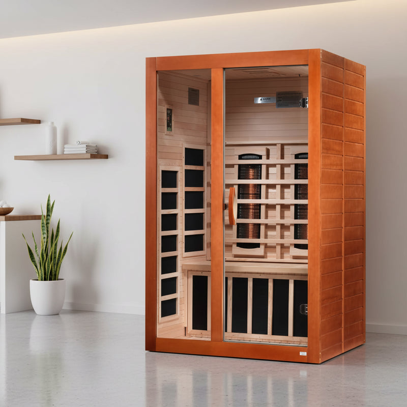 Dynamic "Santiago" 2 Person Full Spectrum IR Sauna *SHIPS FREE*