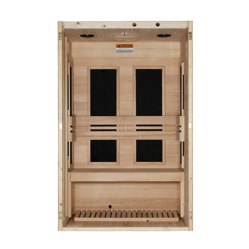 ***New 2026 Model*** Dynamic "Lucca" 2 Person Low EMF FAR IR Sauna *SHIPS FREE*