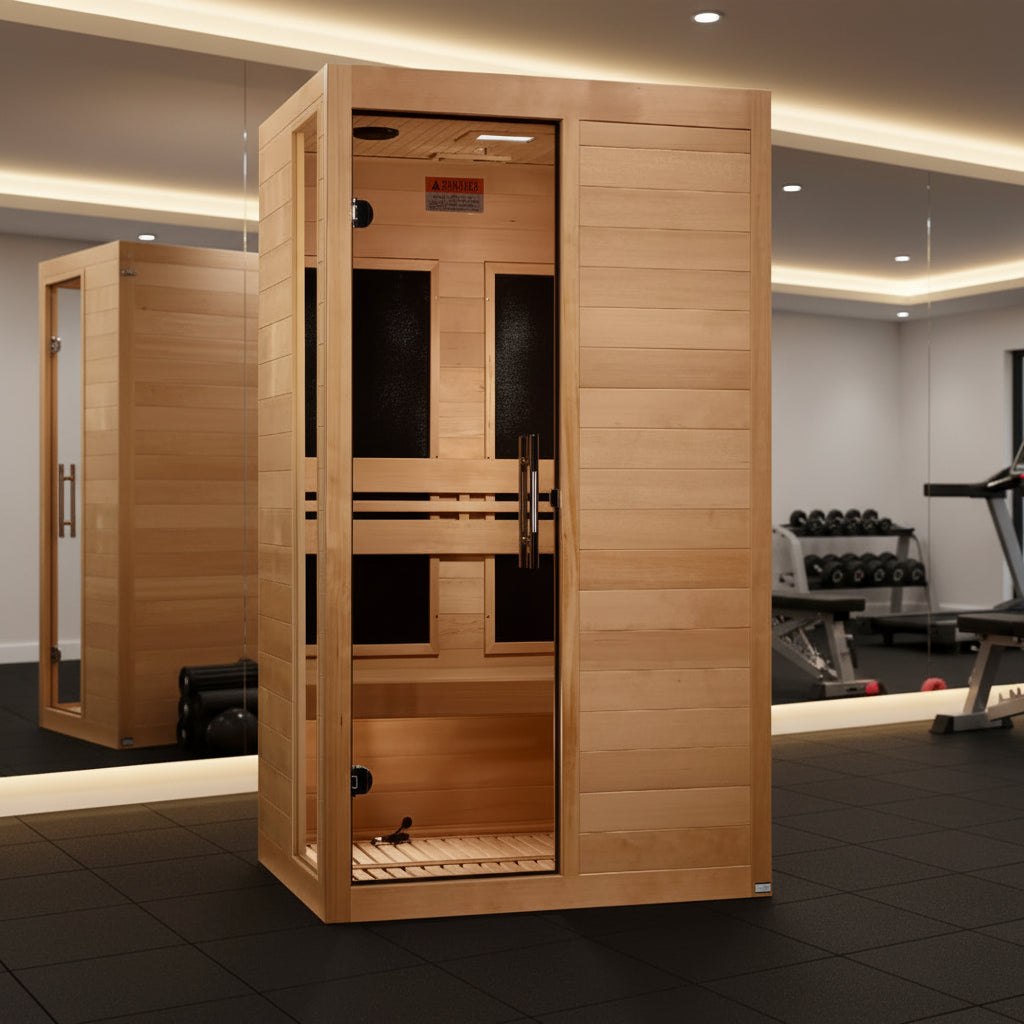 ***New 2026 Model*** Dynamic "Lucca" 2 Person Low EMF FAR IR Sauna *SHIPS FREE*