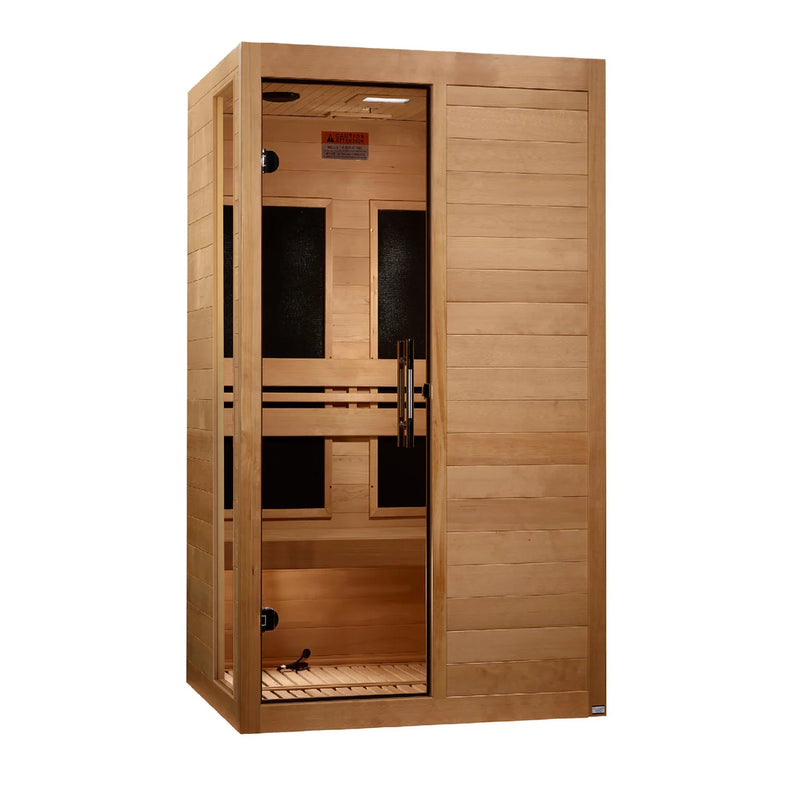 ***New 2026 Model*** Dynamic "Veneto" 1-2 Person Low EMF FAR IR Sauna *SHIPS FREE*