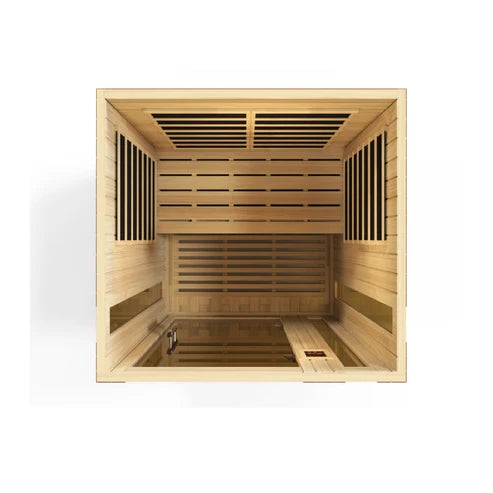 Dynamic "Vittoria" 2 Person Low EMF Far IR Sauna *SHIPS FREE*