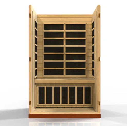 Dynamic "Vittoria" 2 Person Low EMF Far IR Sauna *SHIPS FREE*