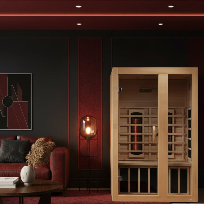 ***New 2026 Model*** Dynamic "Serena" 2 Person Full Spectrum Infrared Sauna *SHIPS FREE*