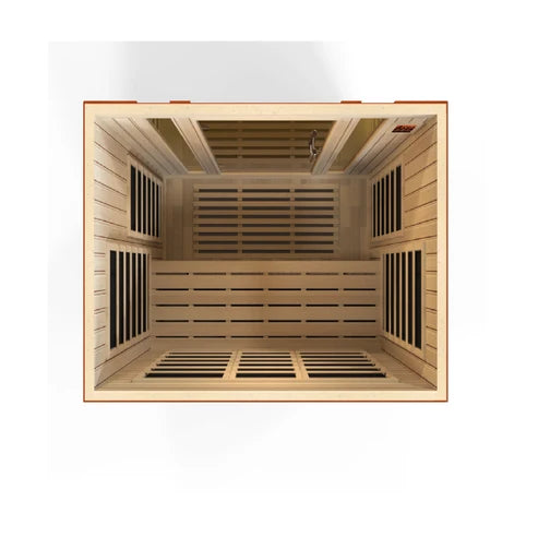 Dynamic "Bellagio" 3 Person Low EMF Far IR Sauna   *SHIPS FREE*
