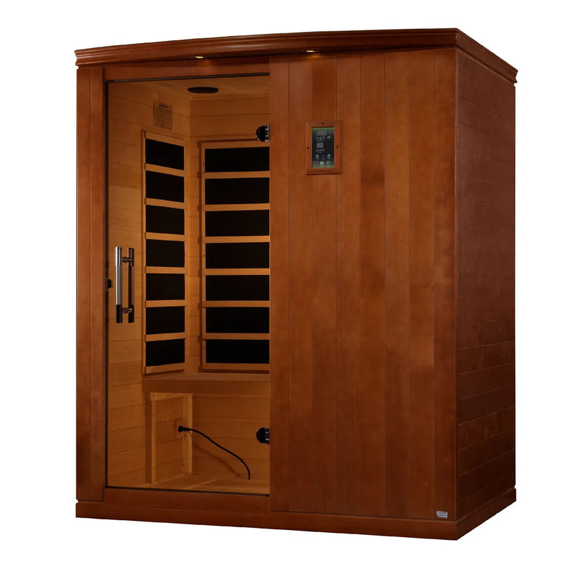 Dynamic "Madrid Limited Elite" 3 Person Ultra Low EMF FAR IR Sauna *SHIPS FREE*