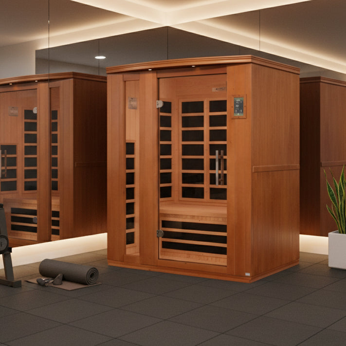 Dynamic "Lugano" 3 Person Ultra Low EMF FAR IR Sauna  *SHIPS FREE*