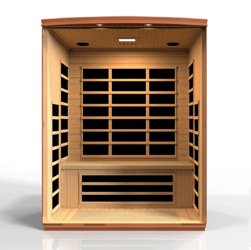Dynamic "Lugano" 3 Person Ultra Low EMF FAR IR Sauna  *SHIPS FREE*