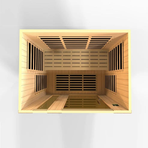 Dynamic "Lugano" 3 Person Ultra Low EMF FAR IR Sauna  *SHIPS FREE*