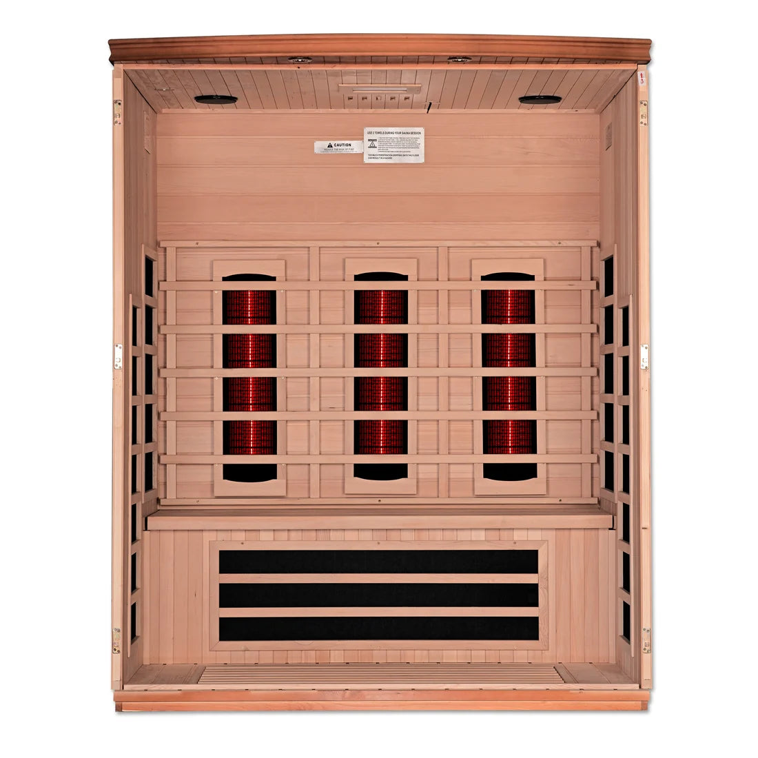 Dynamic "Lugano" 3 Person Full Spectrum IR Sauna*SHIPS FREE*