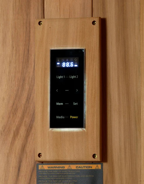 2025 Golden Designs Updated "Sundsvall" 2 Person Traditional Sauna  *SHIPS FREE*