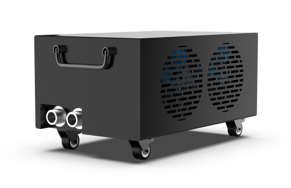1/2HP all-in-one smart therapy chiller for ice bath single recovery tub 125L MINI — product setup view