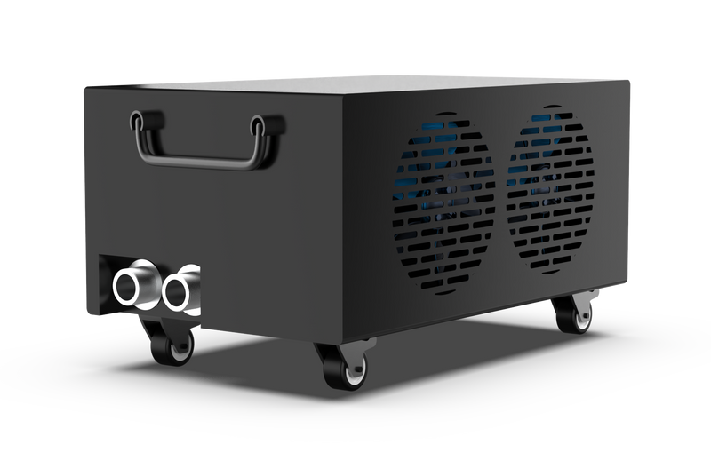 1/2HP all-in-one smart therapy chiller for ice bath single recovery tub 125L MINI — product setup view