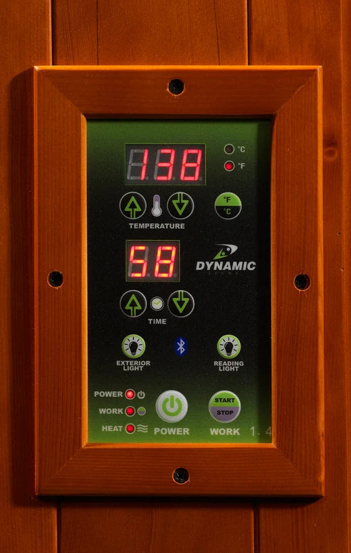 Dynamic "Heming" 2 Person Ultra Low EMF Far IR Corner Sauna *SHIPS FREE*