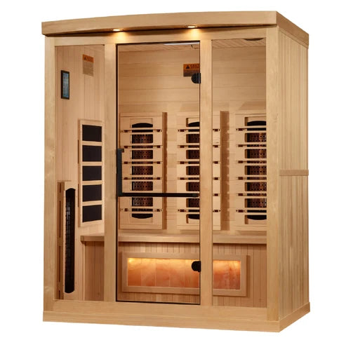 "Reserve Edition" 3 Person Full Spectrum Sauna with Himalayan Salt Bar