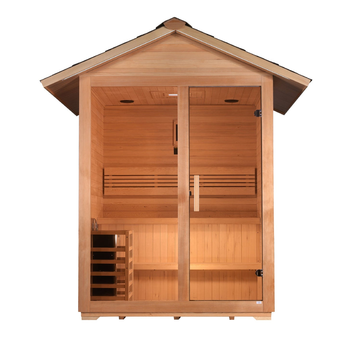 Golden Designs "Arlberg" 3 Person Traditional Outdoor Sauna *SHIPS FREE*