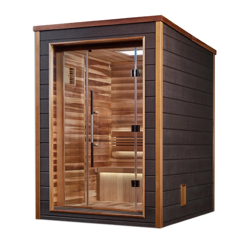 Golden Designs "Narvik" 2 Person Outdoor-Indoor Traditional Sauna *SHIPS FREE*
