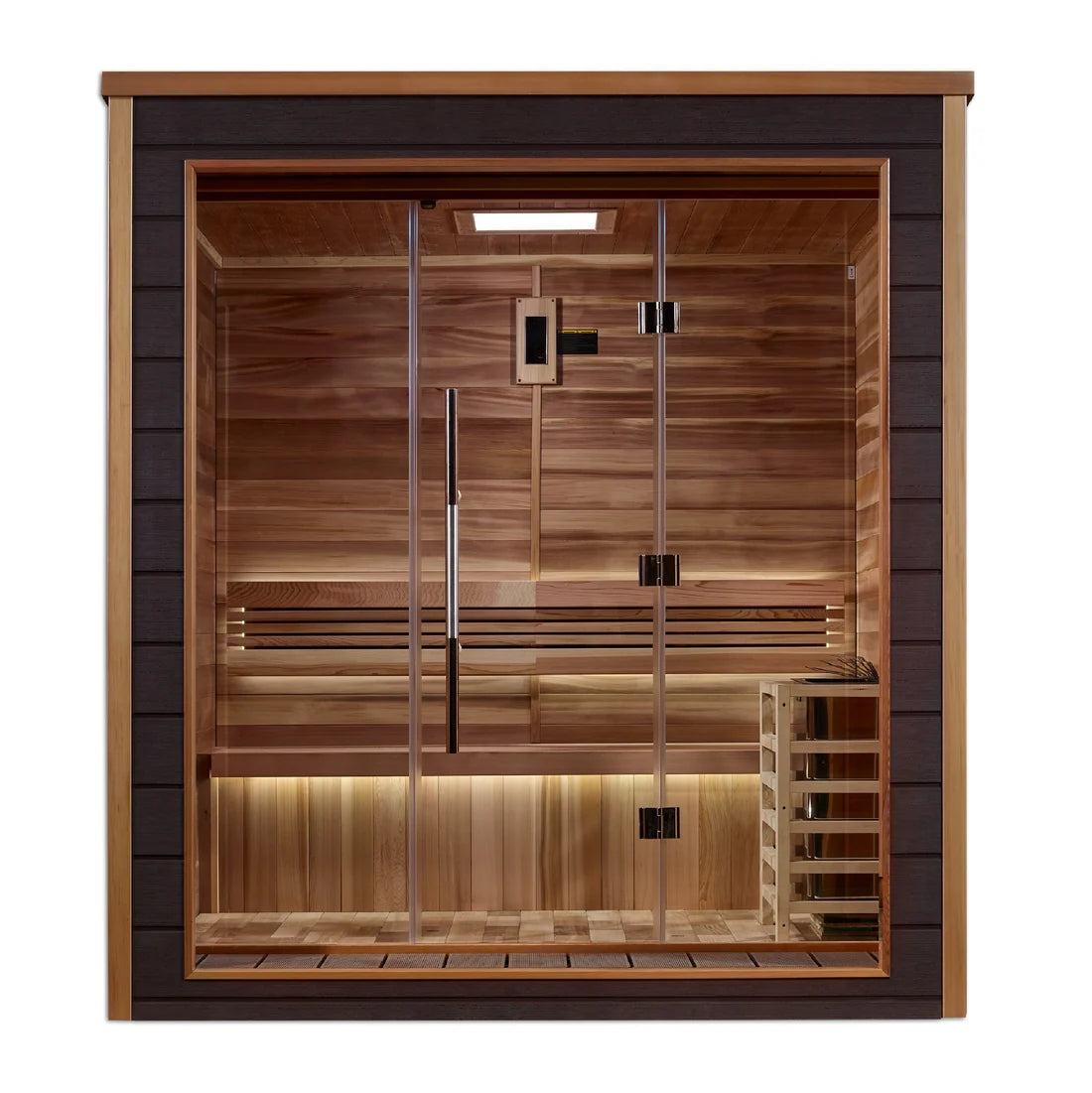 Golden Designs "Drammen" 3 Person Outdoor-Indoor Traditional Sauna *SHIPS FREE*