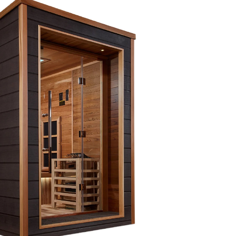 Golden Designs "Karlstad" 6 Person Outdoor-Indoor PureTech™ Hybrid Full Spectrum Sauna *SHIPS FREE*