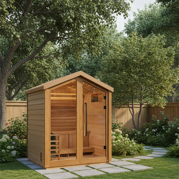 Golden Designs "Savonlinna" 3 Person Barn Outdoor Traditional Sauna  *SHIPS FREE*