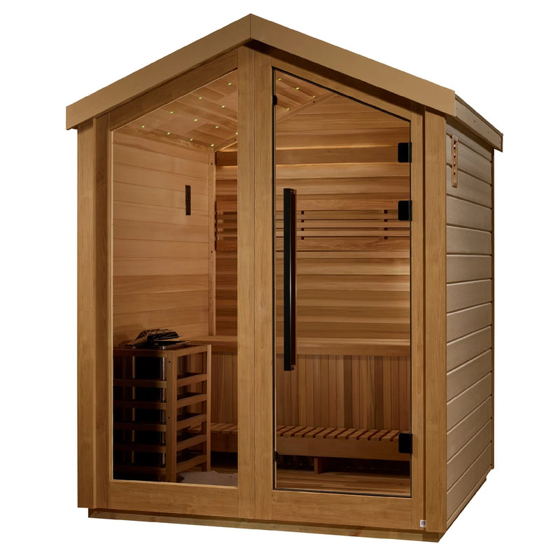 Golden Designs "Savonlinna" 3 Person Barn Outdoor Traditional Sauna  *SHIPS FREE*