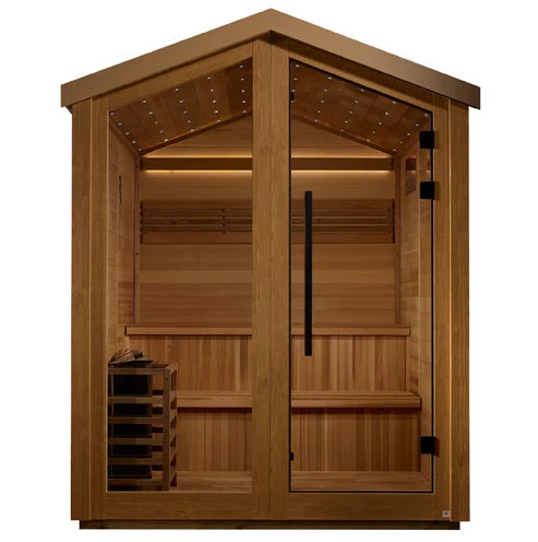 Golden Designs "Kaarina" 6 Person Barn Outdoor Traditional Sauna *SHIPS FREE*
