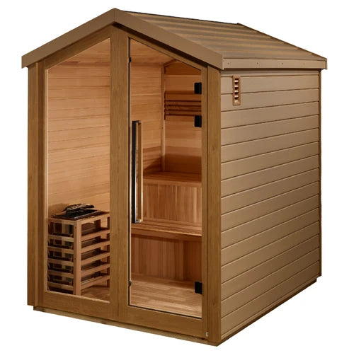 Golden Designs "Kaarina" 6 Person Barn Outdoor Traditional Sauna *SHIPS FREE*