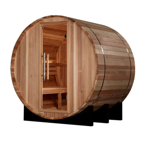 Golden Designs "St. Moritz" 2 Person Barrel Traditional Sauna  *SHIPS FREE*