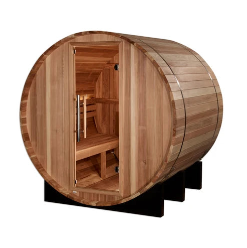 Golden Designs "St. Moritz" 2 Person Barrel Traditional Sauna  *SHIPS FREE*