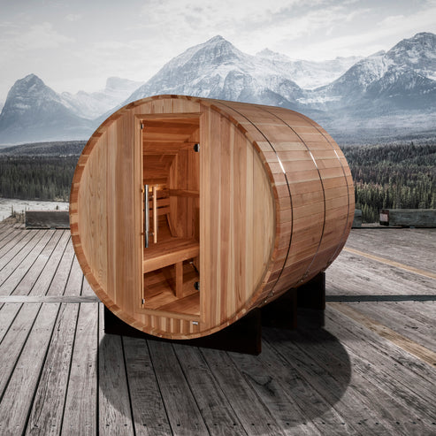Golden Designs "Arosa" 4 Person Barrel Traditional Sauna *SHIPS FREE*