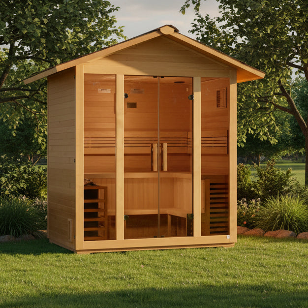Golden Designs "Vorarlberg" 5 Person Traditional Outdoor Sauna  *SHIPS FREE*