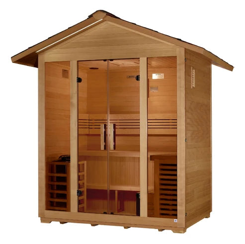 Golden Designs "Vorarlberg" 5 Person Traditional Outdoor Sauna  *SHIPS FREE*