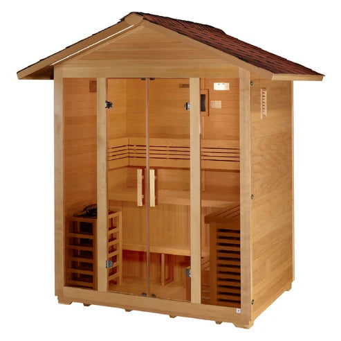 Golden Designs "Vorarlberg" 5 Person Traditional Outdoor Sauna  *SHIPS FREE*