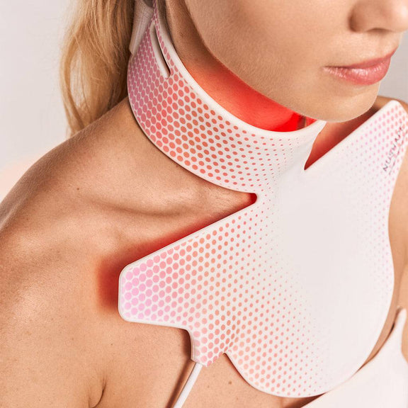 The Nushape Neck Piece, a Revolutionary LED Neck Mask — front view
