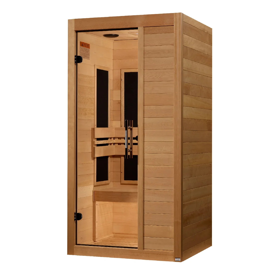 Maxxus "S-Line" 1 Person Low EMF FAR IR Sauna *SHIPS FREE*