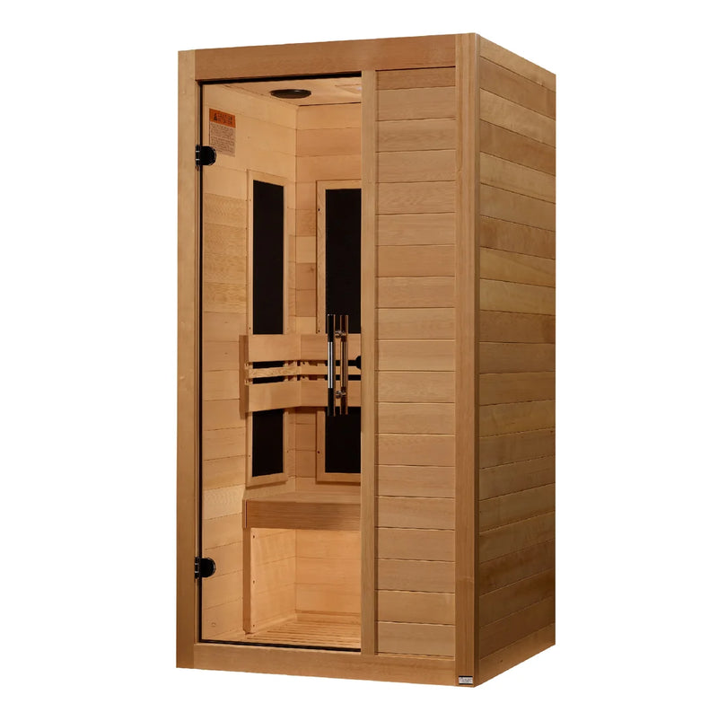 Maxxus "S-Line" 1 Person Low EMF FAR IR Sauna *SHIPS FREE*