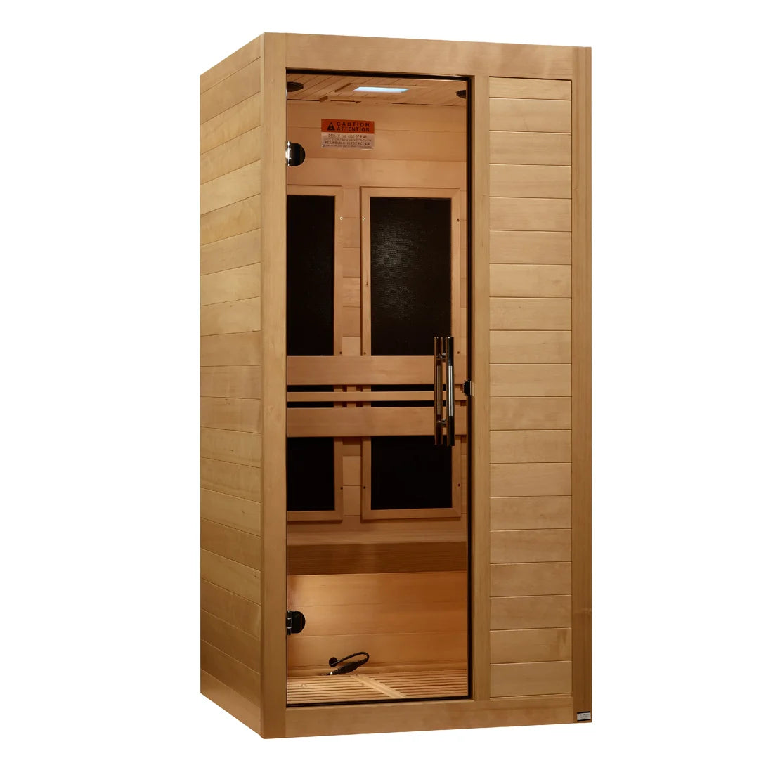 Maxxus "S-Line" 1 Person Low EMF FAR IR Sauna *SHIPS FREE*