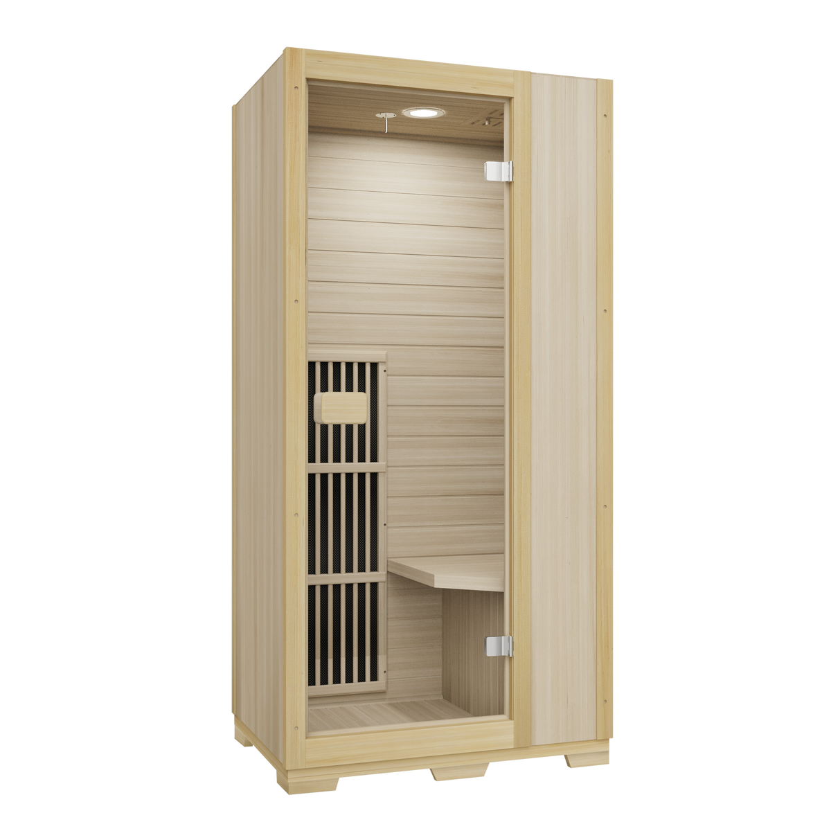 Blisspod Vienna Series far infrared 1 person Sauna | 72.8"H x 35.4"W x 25.6"D | — product image
