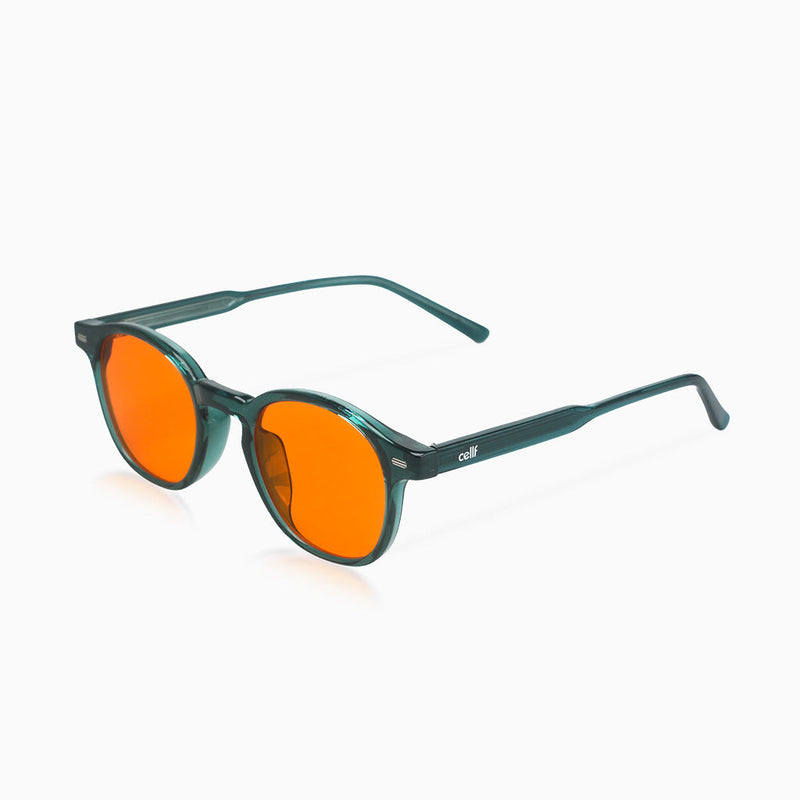 Cellf Blue Blocker Glasses — side view