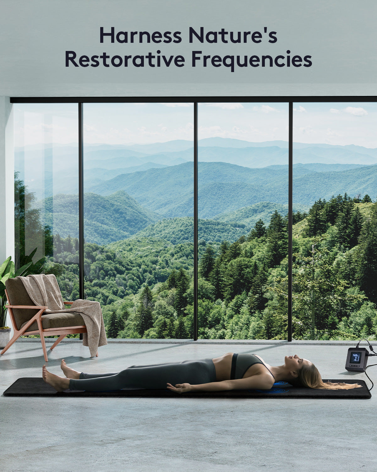 UTK PEMF therapy mat (XL Size) 6 Coils — front view