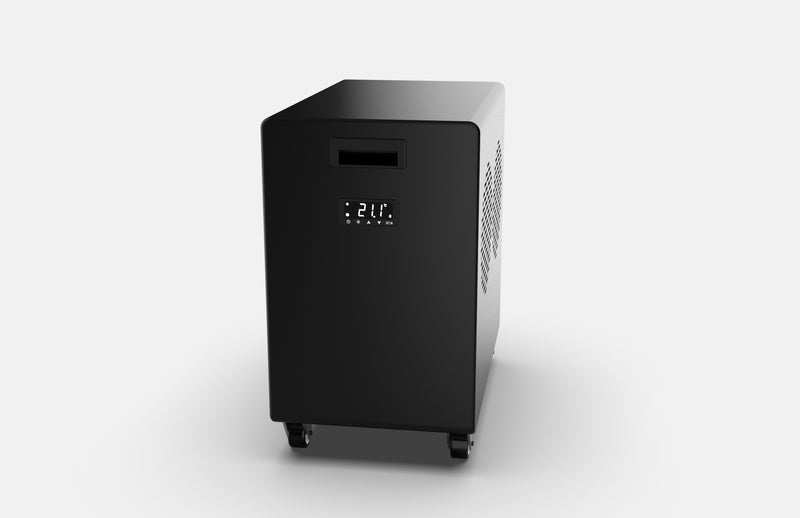 1.0HP all-in-one smart therapy chiller for ice bath recovery cold plunge pod 300L STD — product setup view